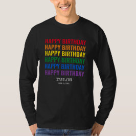 Happy Birthday LGBT Pride LGBTQ Transgender T-Shirt