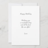 Happy Birthday Liebe Hört Geburtstag (Rückseite)