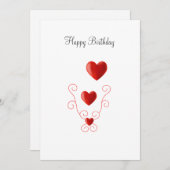 Happy Birthday Liebe Hört Geburtstag (Vorne/Hinten)