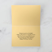 Happy Birthday Liebe Tropical Sunset Sunset Card Karte (Innenseite)