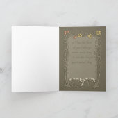 Happy Birthday lieber Jennifer CC0037 Art Nouveau Karte (Innenseite)