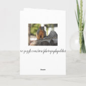 Happy Birthday | Lila Iris Karte (Rückseite)