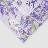 Happy Birthday Lila Lavender Blume Seidenpapier (Ausschnitt)