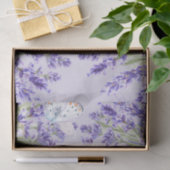 Happy Birthday Lila Lavender Blume Seidenpapier (Geschenk)