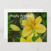 Happy Birthday Lily Postkarte (Vorne/Hinten)