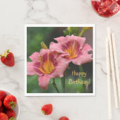 Happy Birthday Lily Serviette (Beispiel)