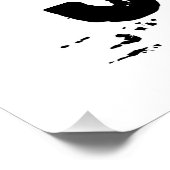 "Happy Birthday" Lino Cut Poster (Ecke)