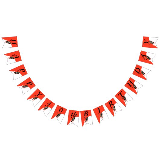 Happy Birthday Little Boys Reiten Schlitten Schnee Wimpelkette (Alle)