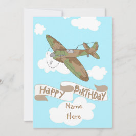 Happy Birthday Little Pilot Einladung