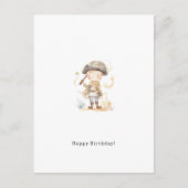 Happy Birthday Little Pirate Card Postkarte (Vorderseite)