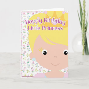 Happy Birthday Little Princess Karte