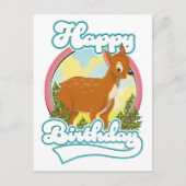 Happy Birthday Logo Feiertagspostkarte (Vorderseite)