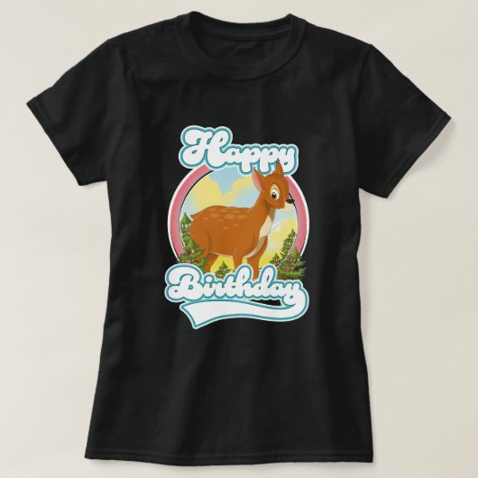 Happy Birthday Logo T-Shirt (Design vorne)