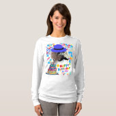 Happy Birthday machen einen wünschenswerten Poodle T-Shirt (Vorne ganz)