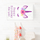 Happy Birthday | Magisches Einhorn Banner (Insitu)