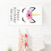 Happy Birthday | Magisches Einhorn Banner (Insitu)