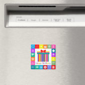 Happy Birthday Magnet (In Situ (Geschirrspüler))