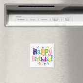 Happy Birthday Magnet (In Situ (Geschirrspüler))