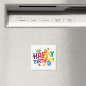 Happy Birthday Magnet (In Situ (Geschirrspüler))