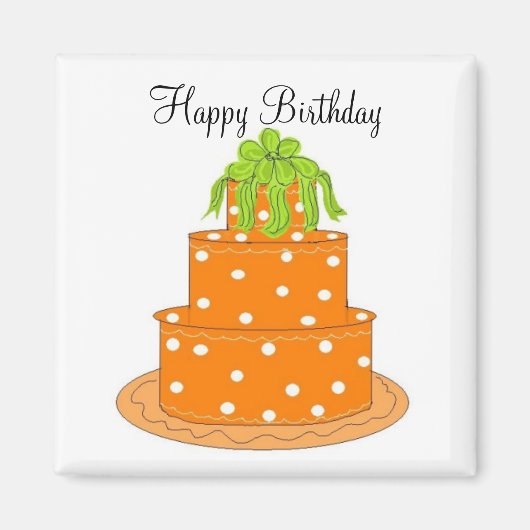 Happy Birthday Magnet (Vorne)