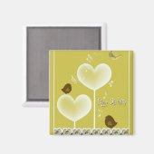 Happy Birthday Magnet (Vorderseite/Rückseite)