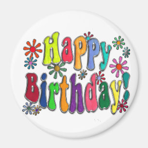 Happy Birthday Magnet