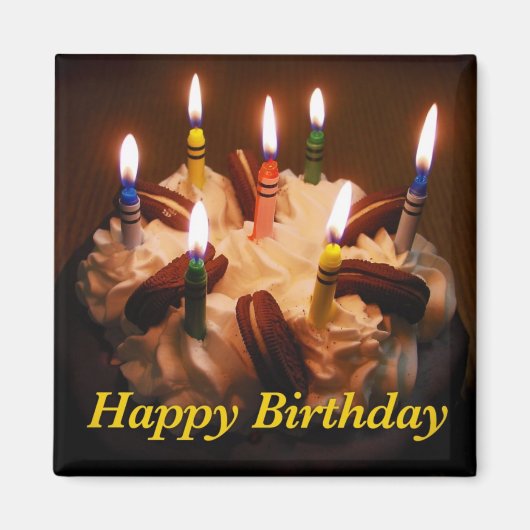 Happy Birthday Magnet (Vorne)