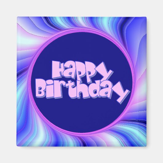 Happy Birthday Magnet (Vorne)