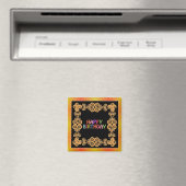 Happy Birthday Magnet (In Situ (Geschirrspüler))