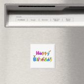 Happy Birthday Magnet (In Situ (Geschirrspüler))