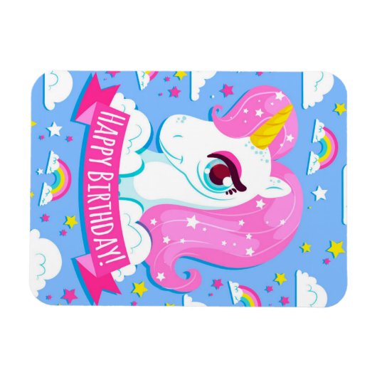 Happy Birthday Magnet (Horizontal)