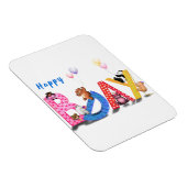 Happy Birthday Magnet Baby Bears Party (Rechte Seite)