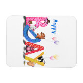 Happy Birthday Magnet Baby Bears Party (Horizontal)