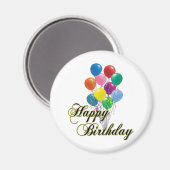 Happy Birthday Magnet - D4 (Vorderseite/Rückseite)