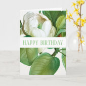 "HAPPY BIRTHDAY" MAGNOLIA GREETCARD KARTE (Gelbe Blume)