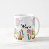 Happy Birthday Make a Wish Tasse (VorderseiteRechts)