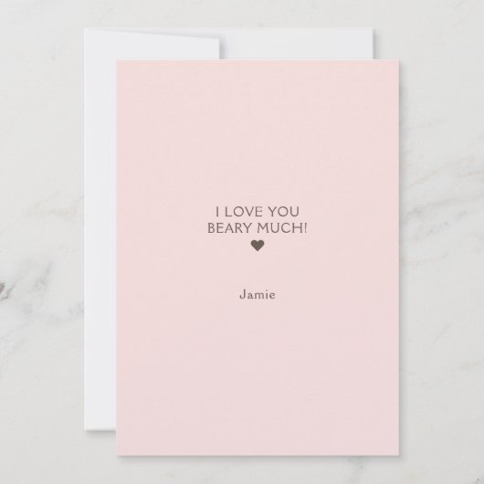 Happy Birthday Mama Bären Liebe Sie haben viel Kar Ankündigung (Rückseite)