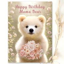 Happy Birthday Mama Bären Liebe Sie haben viel Kar