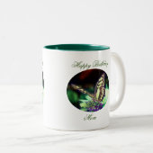 Happy Birthday Mama Butterfly Zweifarbige Tasse (VorderseiteRechts)