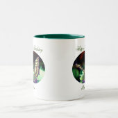 Happy Birthday Mama Butterfly Zweifarbige Tasse (Mittel)