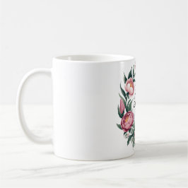Happy Birthday Mama Floral Design Kaffeetasse