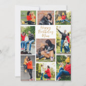 Happy Birthday Mama Foto Collage von Daughter Karte (Vorderseite)