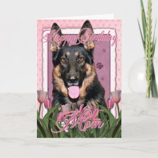 Happy Birthday Mama - German Shepherd - Kuno Karte (Vorderseite)