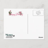 Happy Birthday Mama - Goldendoodle Postkarte (Rückseite)