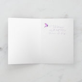 Happy Birthday Mama Hydrangeas und Butterfly Karte (Innenseite)