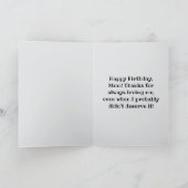 Happy Birthday Mama Karte (Innenseite)