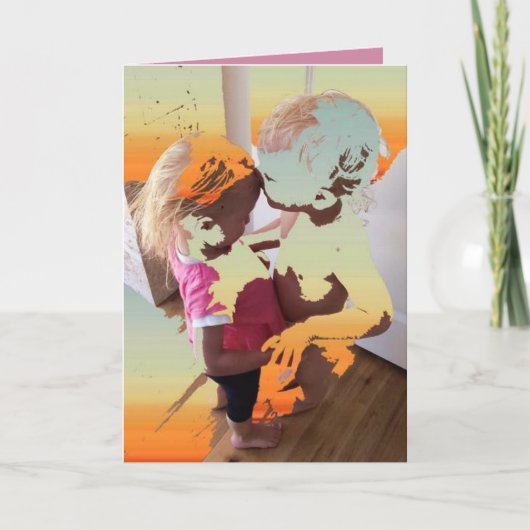 Happy Birthday Mama Karte (Vorderseite)