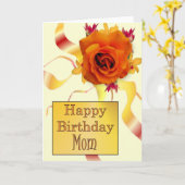 Happy Birthday Mama Karte (Gelbe Blume)