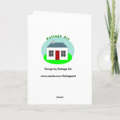 Happy Birthday Mama Karte (Rückseite)