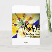 Happy Birthday Mama Karte (Rückseite)